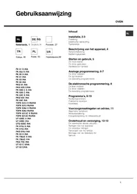Інструкція HOTPOINT LUCE FK 61 X/HA Духовка