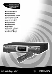 PHILIPS CDR 770 - Lecteur CD
