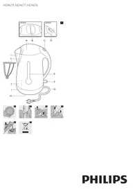 PHILIPS HD4676 - Bouilloire électrique