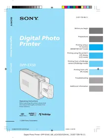 SONY DPP-EX50 - Photo printer