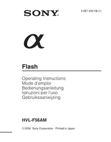 SONY HVL-F56AM - Externe flitser