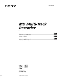 SONY MDM-X4 - Diktiergerät