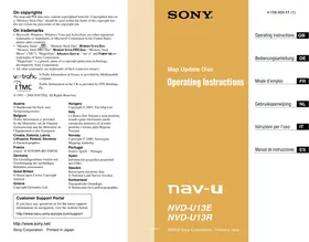 SONY NVD-U13R - Gps