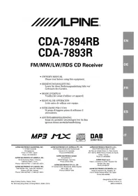 CDA-7894RB ALPINE