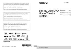 SONY BDV-E980W - Heimkinosystem