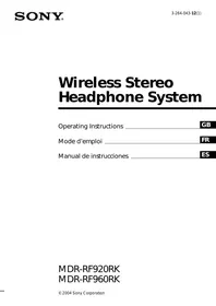 MDR-RF920RK SONY