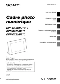 SONY DPF-D1020 - Digital photo frame