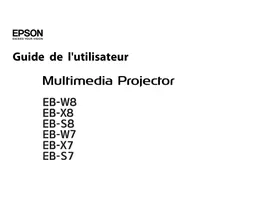 EPSON EB-W8 - Vidéoprojecteur