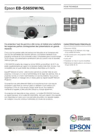 EPSON EB-G5650W - Vidéoprojecteur