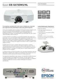 EPSON EB-G5750WU - Vidéoprojecteur