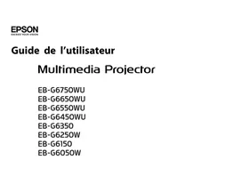 EPSON EB-G6450WU - Vidéoprojecteur