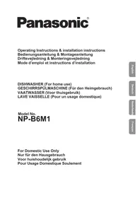 PANASONIC NP-B6M1 - Geschirrspüler