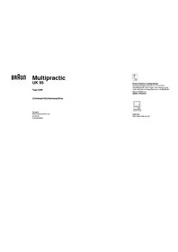 Multipractic UK 95 4259 BRAUN