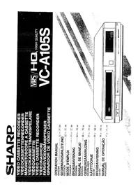SHARP VC-A105 - Videorekorder