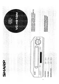 SHARP VC-H91 - Videorekorder