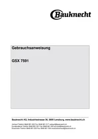 BAUKNECHT GSX 7591 - Umývačka riadu