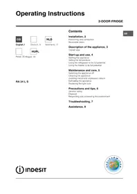 INDESIT RA 24 I S/B/W - Hűtőszekrény