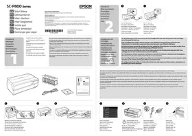 EPSON SURECOLOR SC-P800 - Imprimante à jet d'encre grand format