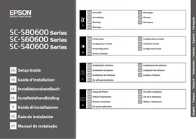 EPSON SURECOLOR SC-S80600 - Imprimante à jet d'encre grand format