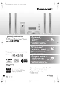 PANASONIC SC-HT744 - Audio System