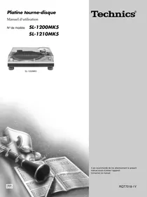 PANASONIC SL-1200MK5 - Platine vinyle