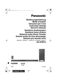 PANASONIC SC-HTB15EG - Listwa dźwiękowa