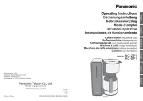 PANASONIC NC-ZF1 - Cafetera