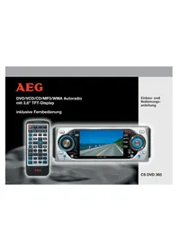 AEG CS-DVD 360 - Autoradio