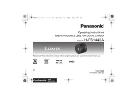 PANASONIC HFS1442AE - Camcorder