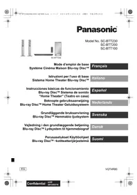 PANASONIC SCBTT230EG - Sistema de cine en casa