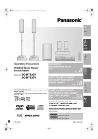PANASONIC SCHT833V - Home Theater System