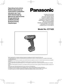 PANASONIC EY-7420 - Herramientas inalámbricas