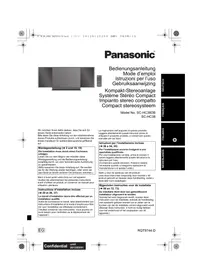 PANASONIC SC-HC38DBEG - Bluetooth luidspreker
