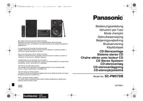 PANASONIC SC-PMX7DBEG - Audiosystem
