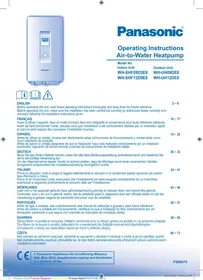 PANASONIC WH-UH12DE8 - Pompa di calore