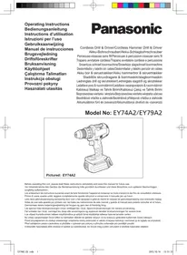 PANASONIC EY79A2 - Herramientas eléctricas