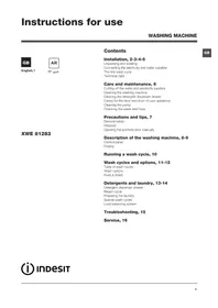 INDESIT XWE 81283X S EX - غسالة