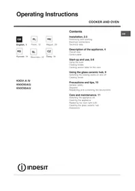 INDESIT KN3C62A(W)/U - плита