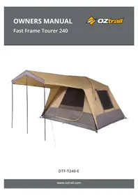 Manual OZtrail FAST FRAME TOURER 240 Tent