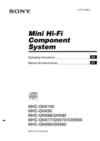 MHC-GNX60 SONY