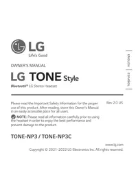 Tone Style TONE-NP3C LG