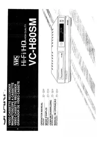 SHARP VC-H80S - VCR