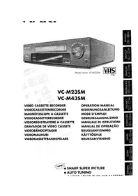 SHARP VC-M43 - VCR