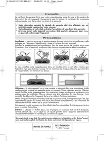 THOMSON RC8005M - Magnétoscope
