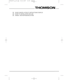THOMSON BOT610MXD - Einbaubackofen