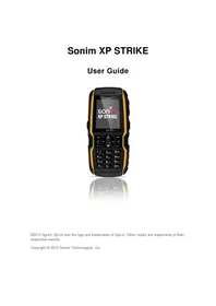 Manual SONIM XP STRIKE Mobile Phone