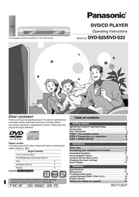 PANASONIC DVD-S23 - DVD player