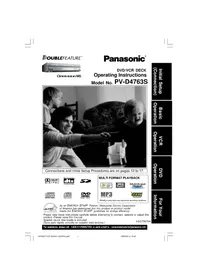 PANASONIC PV-D4763S - Reproductor de DVD