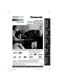 PANASONIC PV-D4753S - Reproductor de DVD