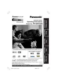 PANASONIC PV-D4733S - Reproductor de DVD